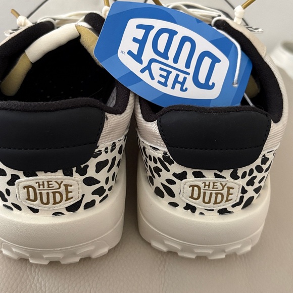 Hey Dude Cream and Black Casual Shoes - Picture 3 of 6